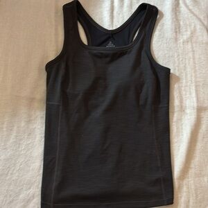 PRANA Workout Tank Top Gray Padding